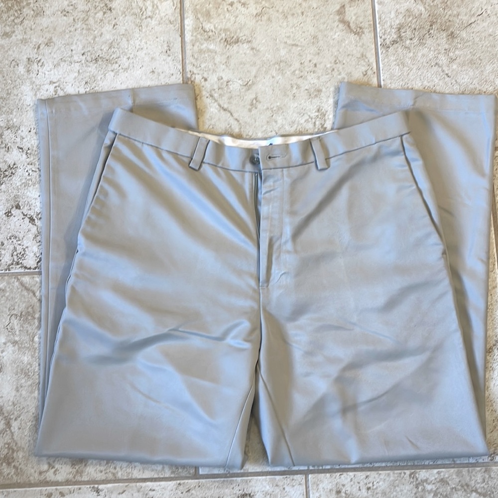 Haggars light khaki dress slacks. Size 36 x 32
